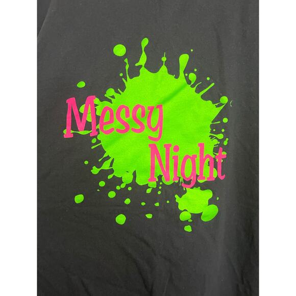 Mens XL messy night splatter shirt - Picture 4 of 4